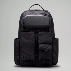 LULULEMON Cruiser 23L Woodland Camo Black Nylon Water Repellant Unisex Backpack